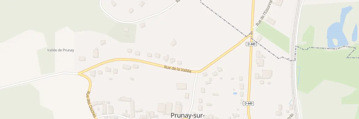 Plan du 4 Rue de la Vallée à Prunay-sur-Essonne