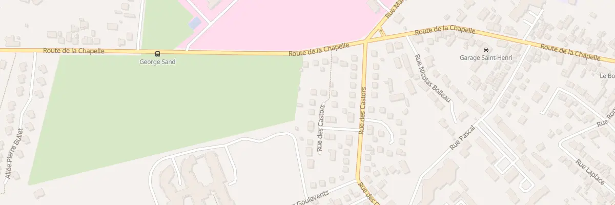 Plan du 40 Rue des Castors à Bourges