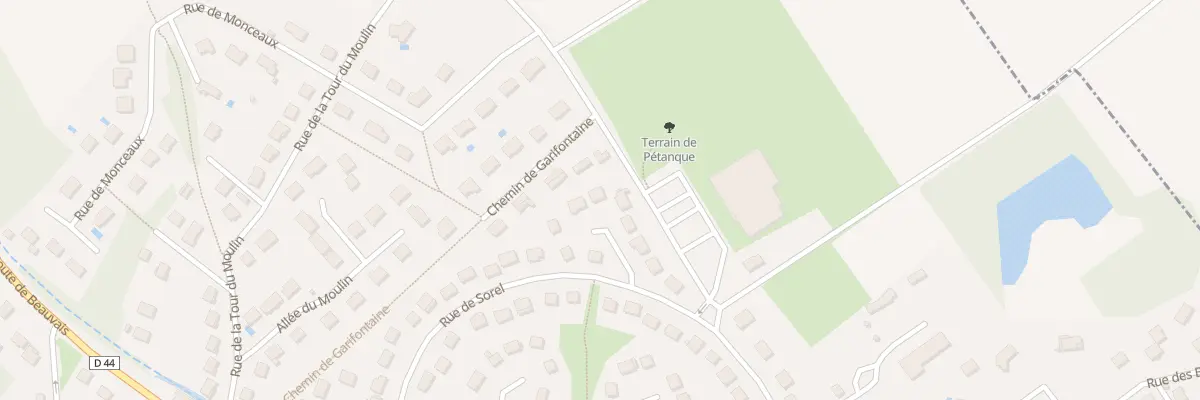 Plan du 46 Rue de Sorel à Précy-sur-Oise