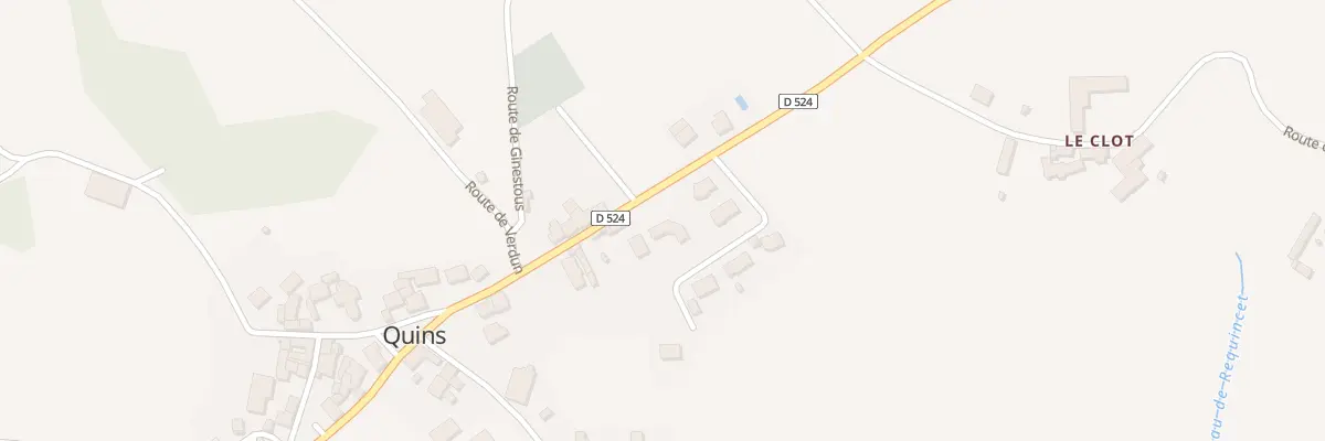 Plan du 5434 Lot Le Clot à Quins