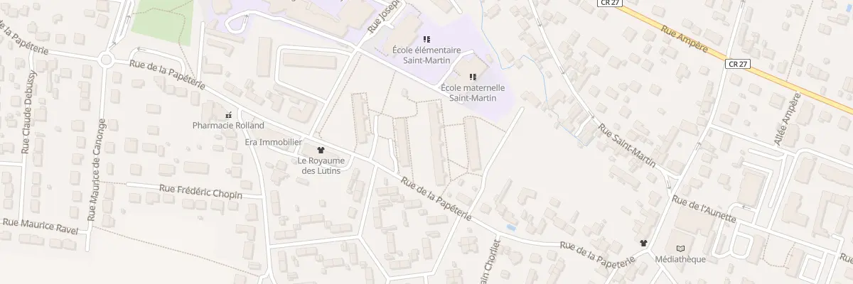 Plan du 28 Rue de la Papeterie à Ballancourt-sur-Essonne