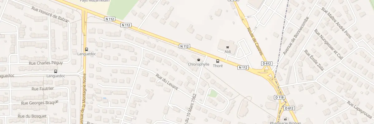 Plan du 6 Rue des Cévennes à Aussillon