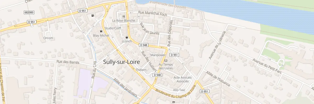 Plan du 2A Pl Maurice de Sully à Sully-sur-Loire