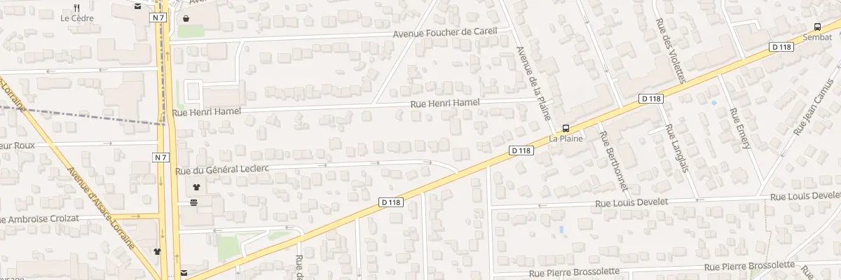 Plan du 8 Rue du Marechal Leclerc à Athis-Mons