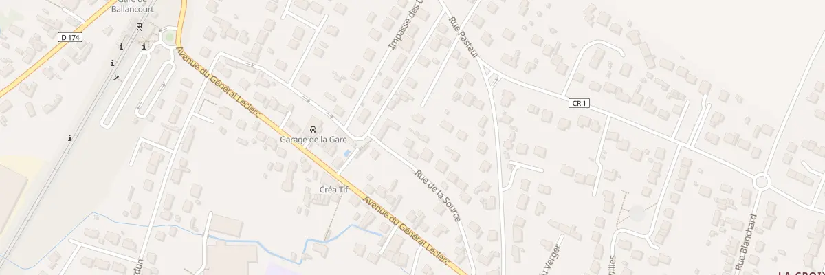 Plan du 17Q Rue Pasteur à Ballancourt-sur-Essonne