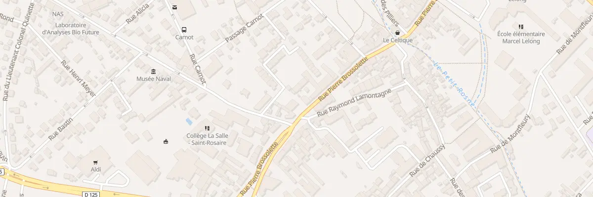 Plan du 59 Rue Pierre Brossolette à Sarcelles