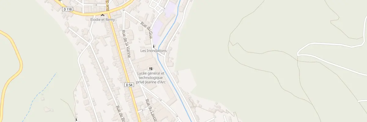 Plan du 1 Rue du Faubourg du Gua à Mazamet