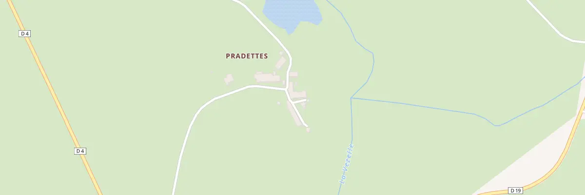 Plan du 3B Pradettes à Mainsat