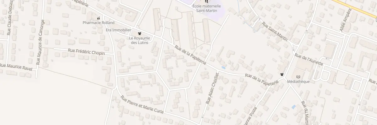 Plan du 21 Rue de la Papeterie à Ballancourt-sur-Essonne