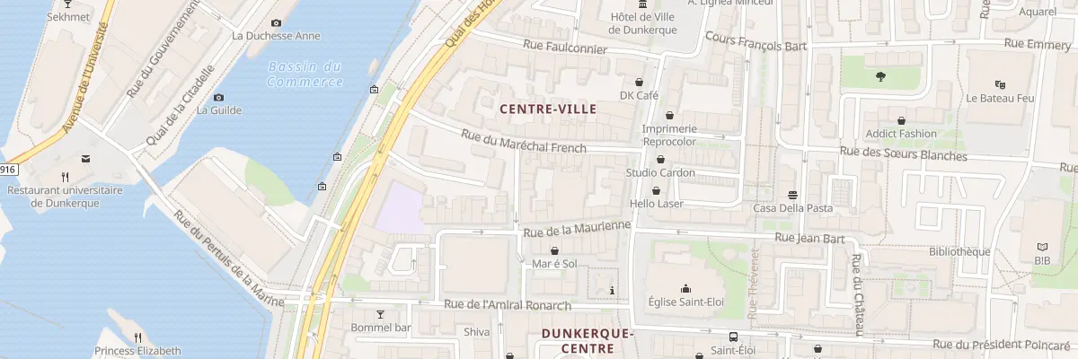 Plan du 10 Rue de La Panne à Dunkerque