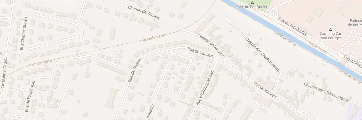 Plan du 113 Rue de Vauvert à Bourges
