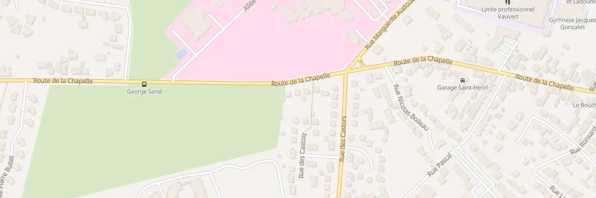 Plan du 73 Rue de La Chapelle à Bourges