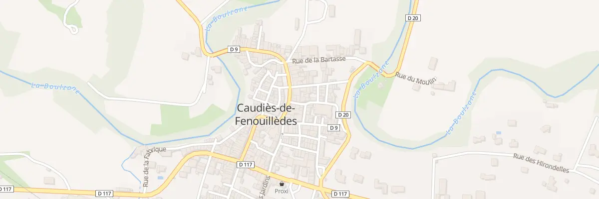 Plan du 215 Village à Caudiès-de-Fenouillèdes