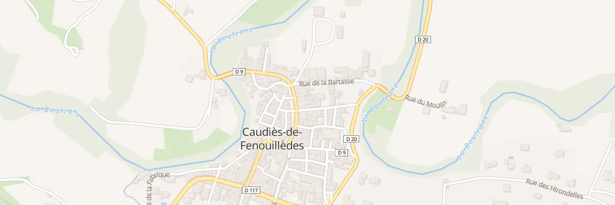 Plan du 14 Av du Col St Louis à Caudiès-de-Fenouillèdes