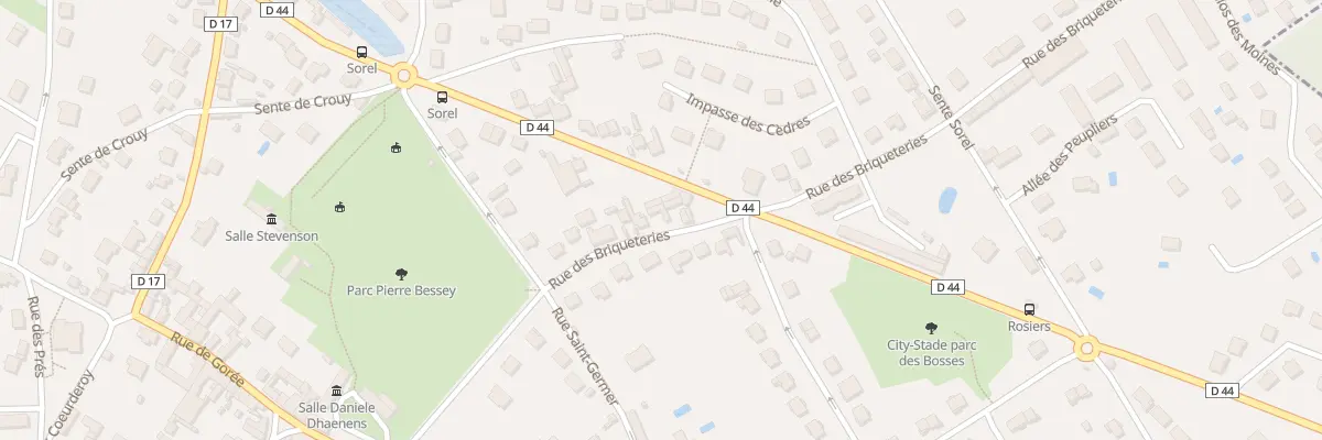 Plan du 15 Rue des Briqueteries à Précy-sur-Oise