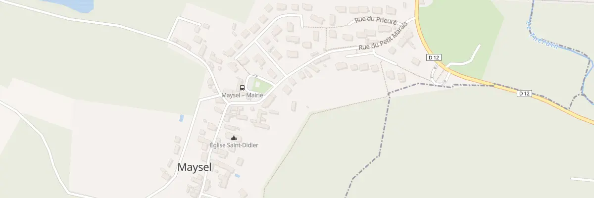 Plan du 60 Le Village à Maysel