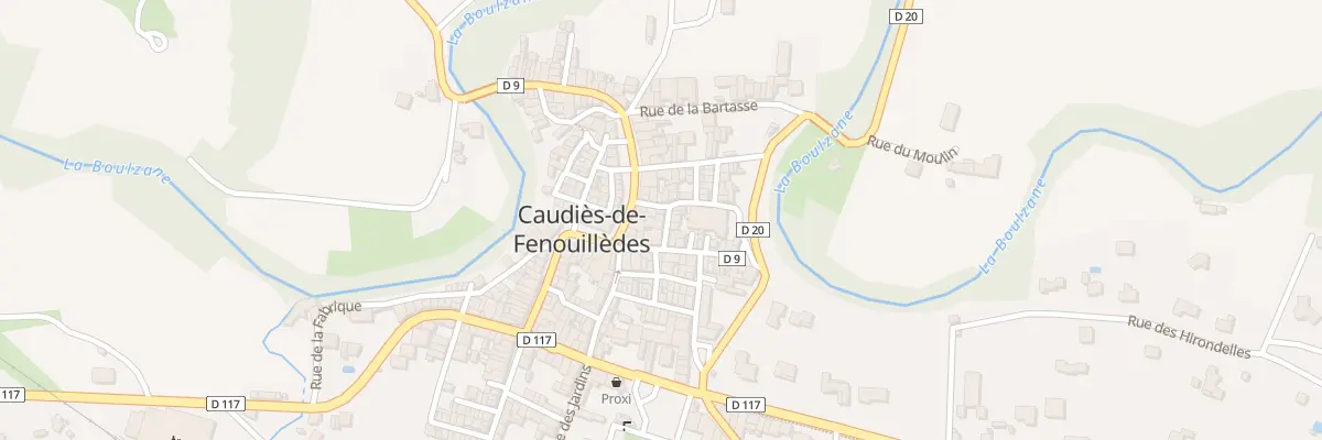 Plan du 42 Village à Caudiès-de-Fenouillèdes
