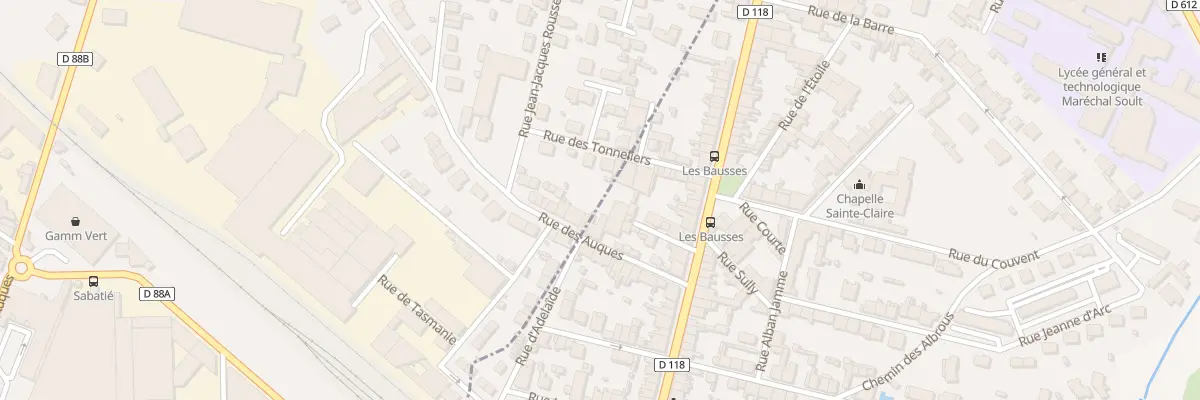 Plan du 16 Rue des Auques à Aussillon