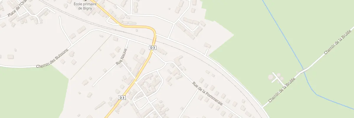 Plan de Pl des Marronniers à Vallenay