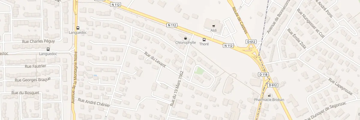 Plan du 1 Rue des Cévennes à Aussillon
