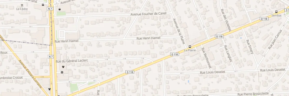 Plan du 6 Rue du Marechal Leclerc à Athis-Mons
