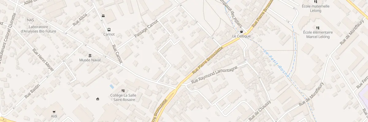 Plan du 63 Rue Pierre Brossolette à Sarcelles