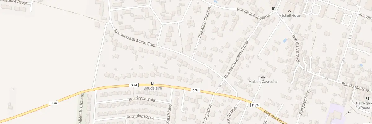 Plan du 13 Rue Pierre et Marie Curie à Ballancourt-sur-Essonne