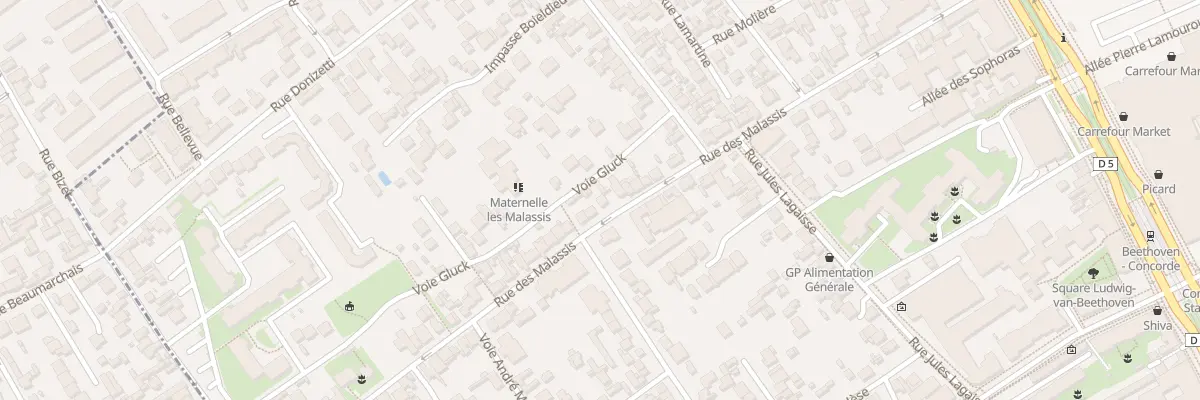 Plan du 40 Rue Malassis à Vitry-sur-Seine