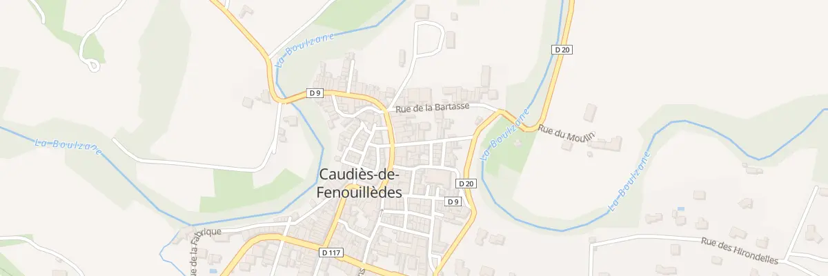 Plan du 5000 Rue du Pont de la Garrigue à Caudiès-de-Fenouillèdes