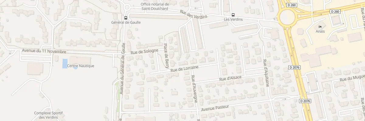 Plan du 1 Rue de Lorraine à Saint-Doulchard