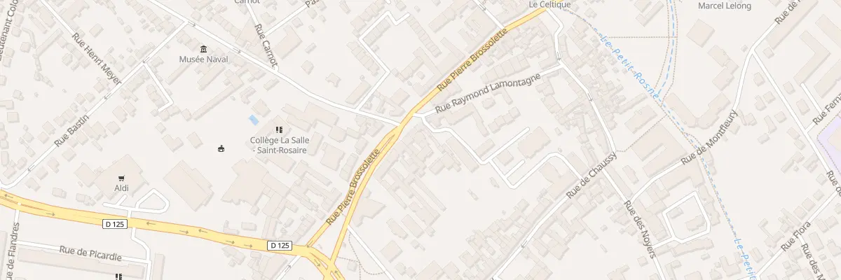 Plan du 58 Rue Pierre Brossolette à Sarcelles