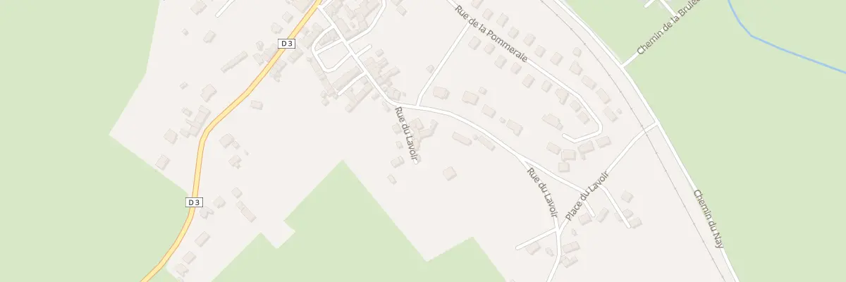 Plan du 9242F Rue du Lavoir à Vallenay