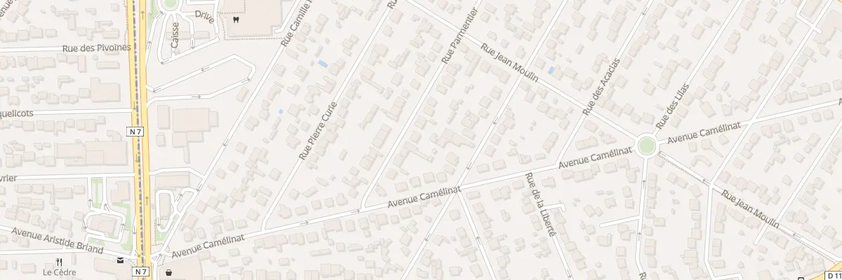 Plan du 59 Rue Parmentier à Athis-Mons