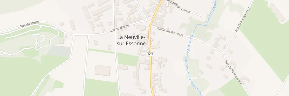 Plan du 156 Gr La Grande Rue à La Neuville-sur-Essonne