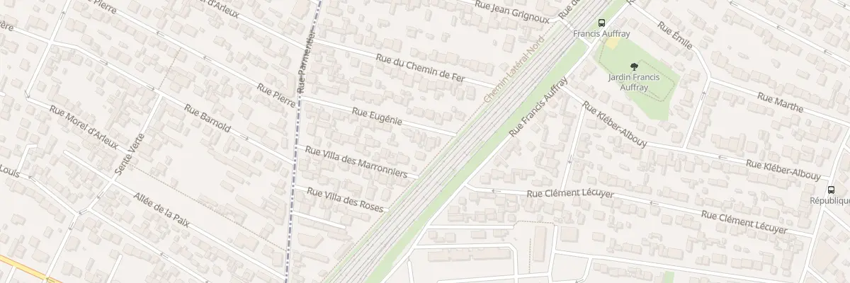 Plan du 26 Rue Eugénie à Stains