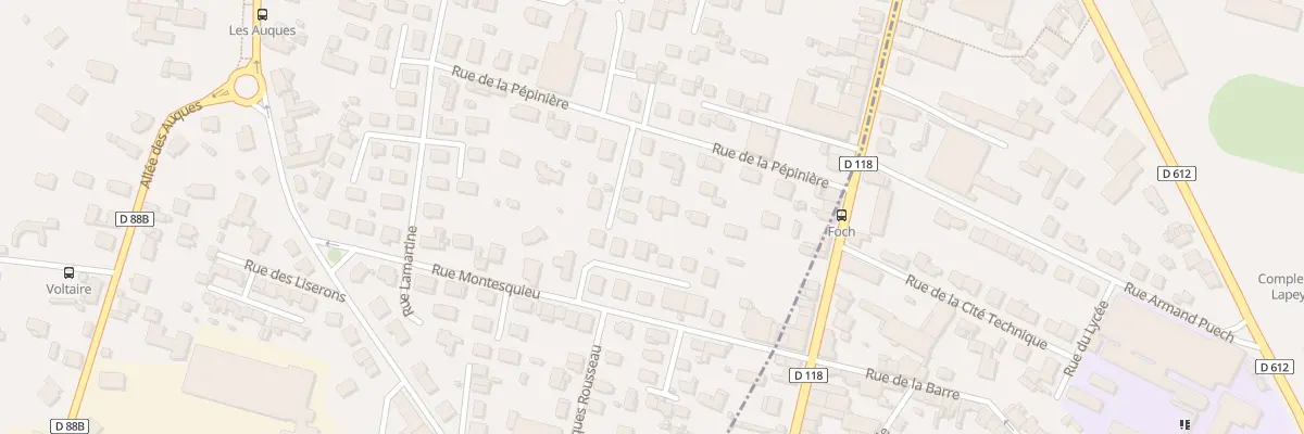 Plan du 216 Rue de la Pépinière à Aussillon