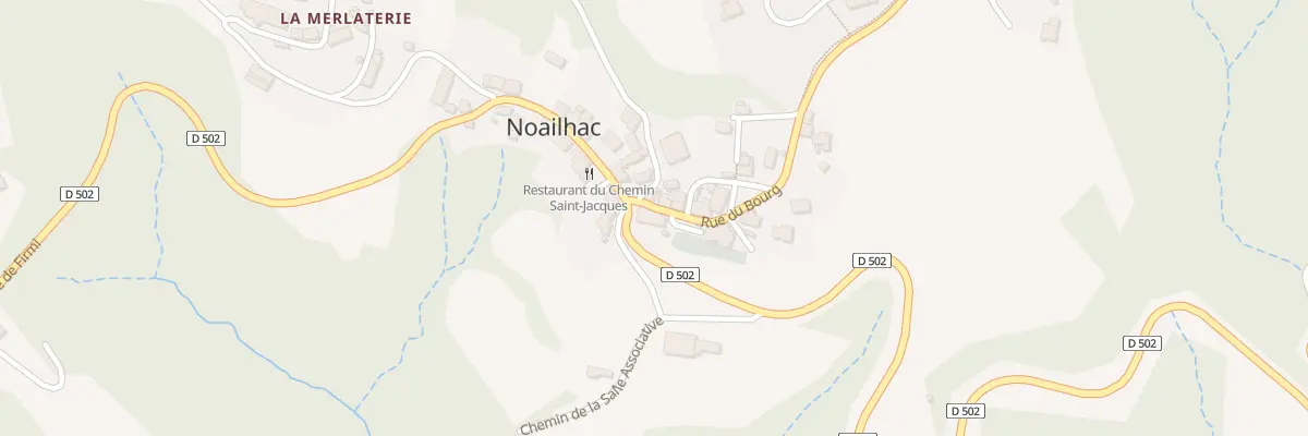 Plan du 5017 Noailhac à Conques-en-Rouergue