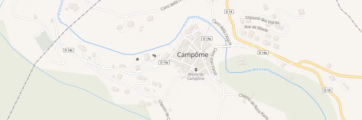 Plan de la Rue d’Alger à Campôme