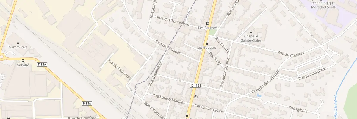 Plan du 11 Rue des Auques à Mazamet