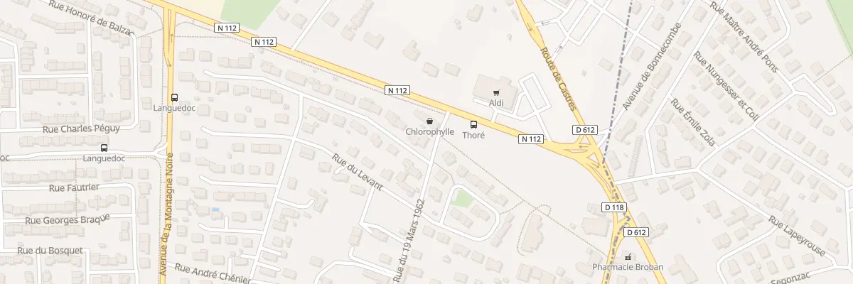 Plan du 2 Rue des Cévennes à Aussillon