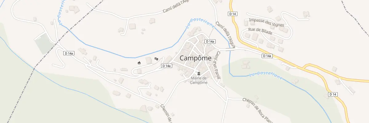 Plan du 5000 Rue de la Tramontane à Campôme