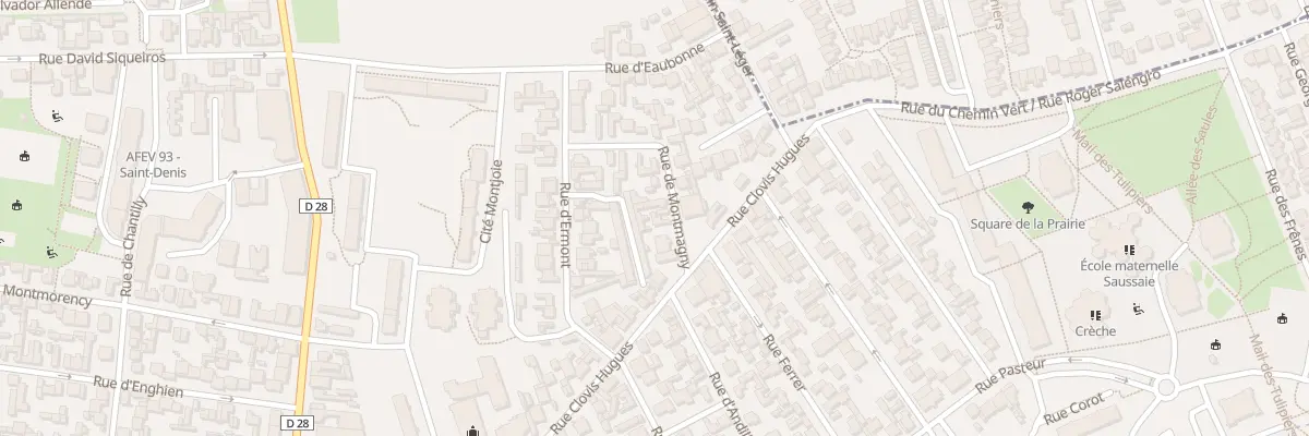 Plan du 5 Rue de Montmagny à Saint-Denis