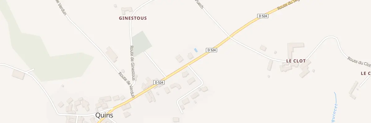 Plan du 5019 Quins à Quins