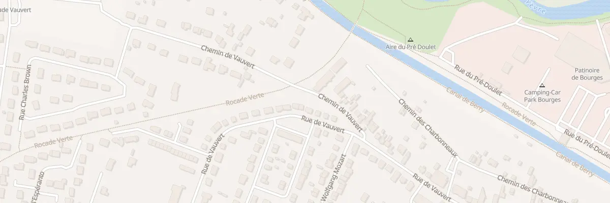 Plan du 122 Rue de Vauvert à Bourges