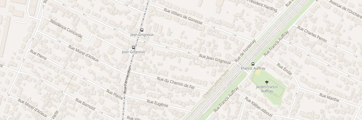 Plan du 23 Rue Jean Grignoux à Stains