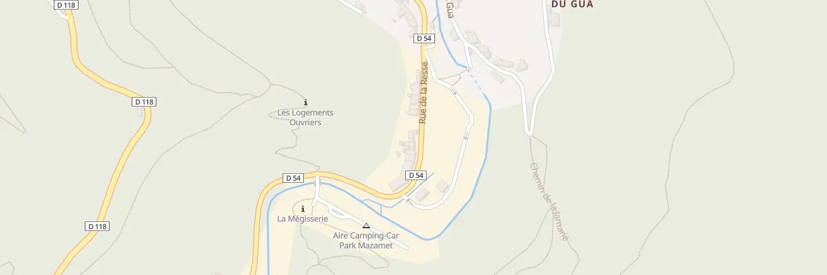 Plan du 158 Rue de la Resse à Mazamet
