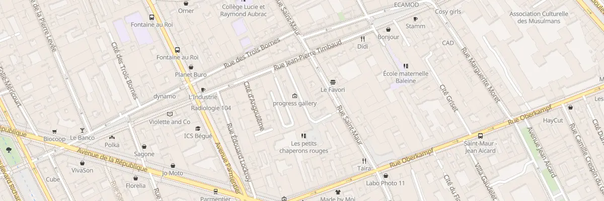 Plan du 6B Pas de la Fonderie à Paris 11e Arrondissement