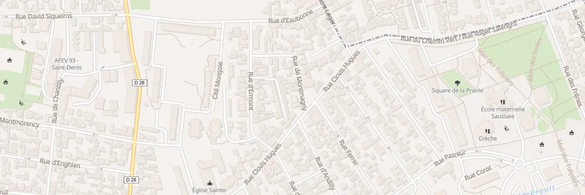 Plan du 3 Rue de Montmagny à Saint-Denis