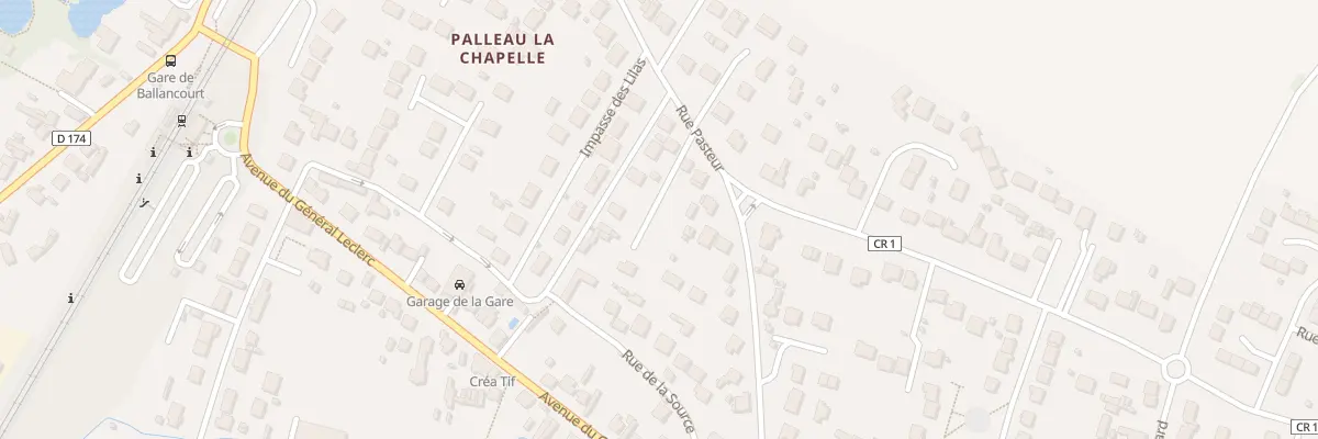 Plan du 17T Rue Pasteur à Ballancourt-sur-Essonne