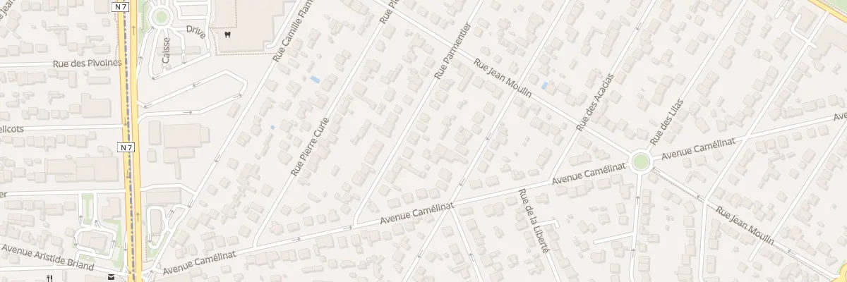 Plan du 55 Rue Parmentier à Athis-Mons